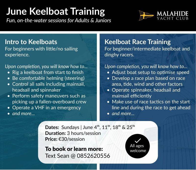 Details on June Keelboat Training